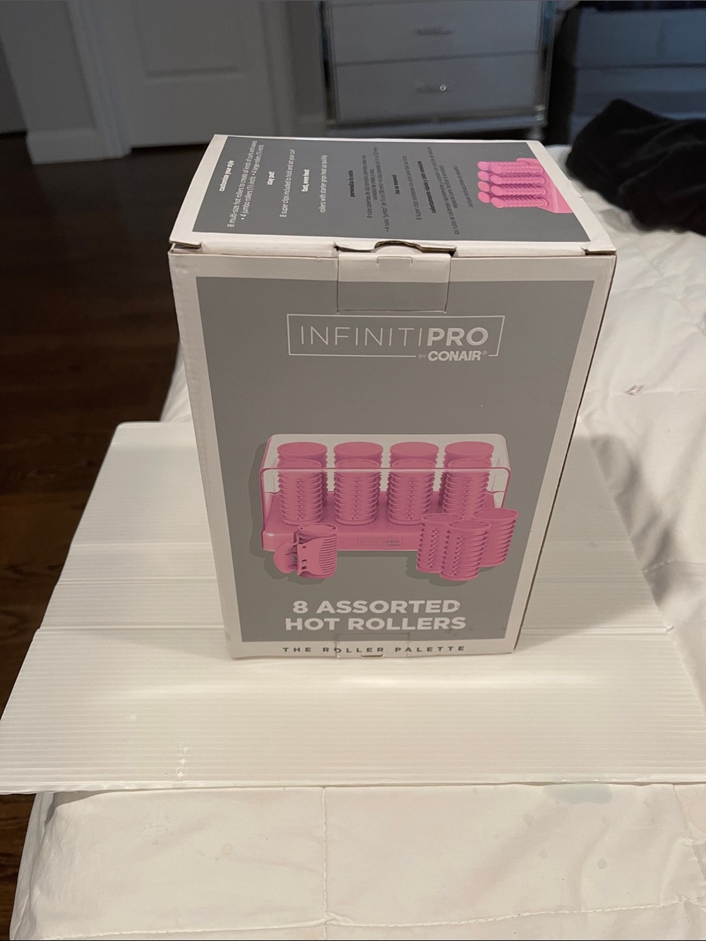 INFINITIPRO by Conair 8 Assorted Pink Hot Rollers